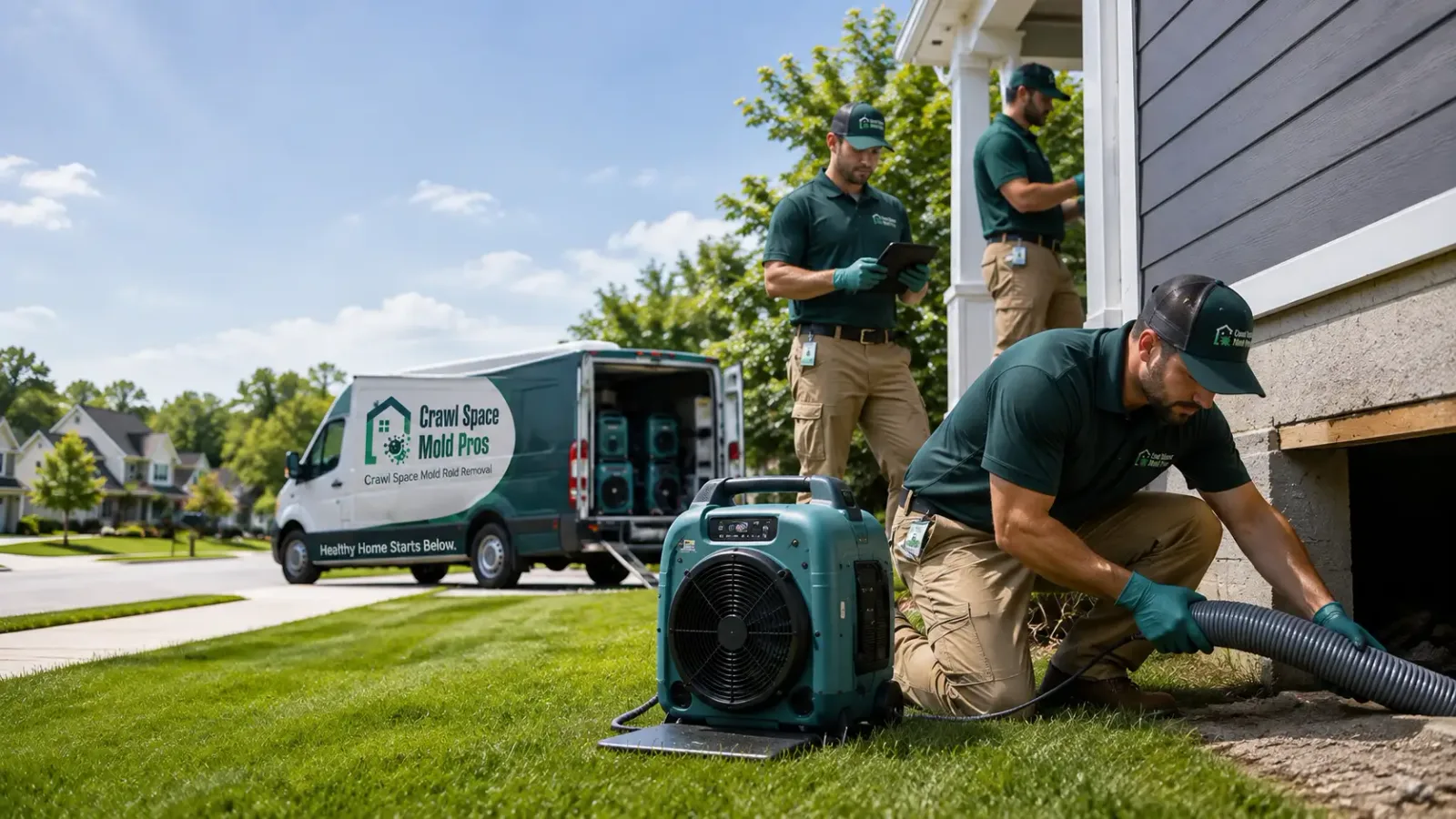 Crawl Space Mold Removal in Hudsonville, MI